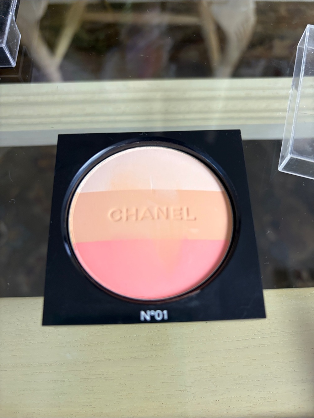 CHANEL Multi-Tone Cheek Palette N°01 — Peach, Coral & Cream